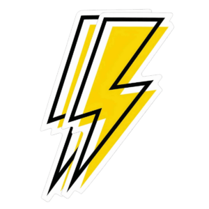Bitcoin Lighting Stickers (5-pack)